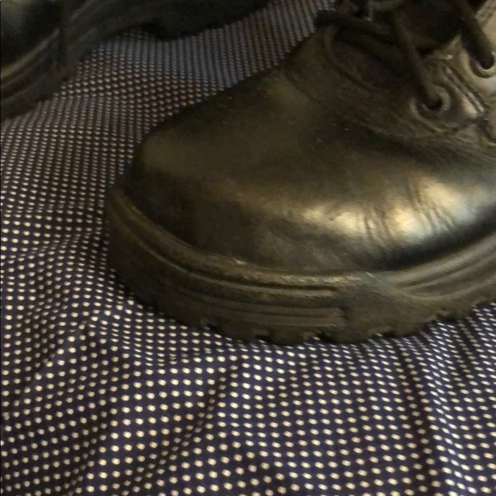 Boots, Magnum Steel toe, Black,Sz 7, Lace Up - Picture 2 of 7